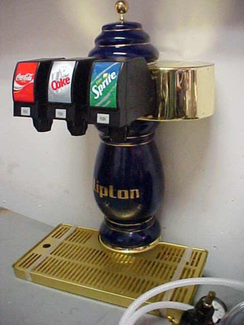 3-Flavor Tower Remote Soda Fountain System