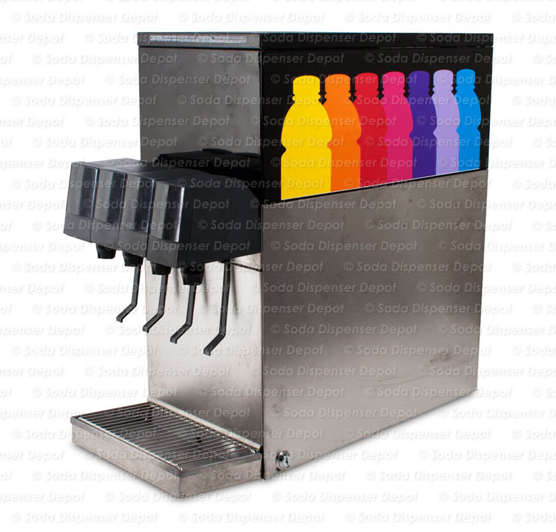 ce00404 4Flavor Counter Electric Soda Fountain System