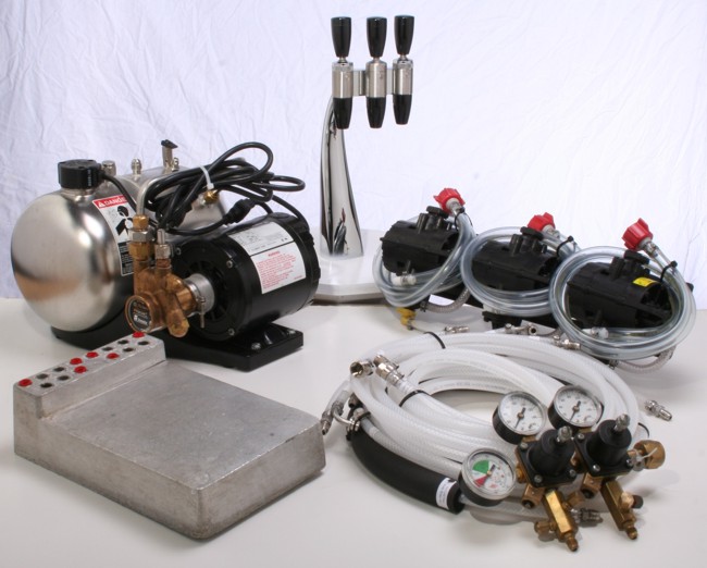 1-Flavor Draft Arm Cold Plate Soda Fountain System