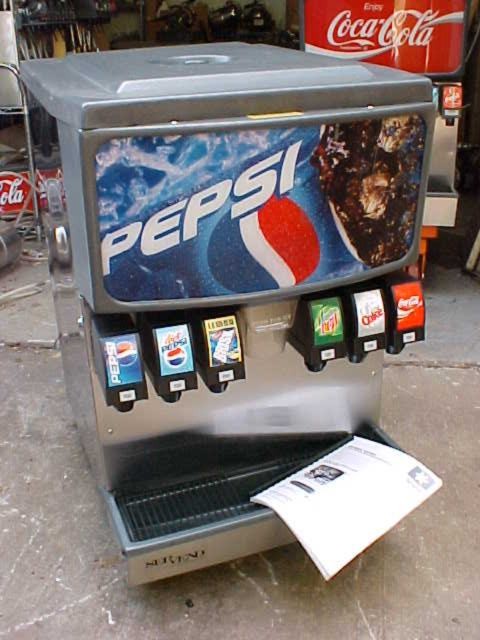 6-Flavor Ice & Beverage Cold Plate Soda Fountain System