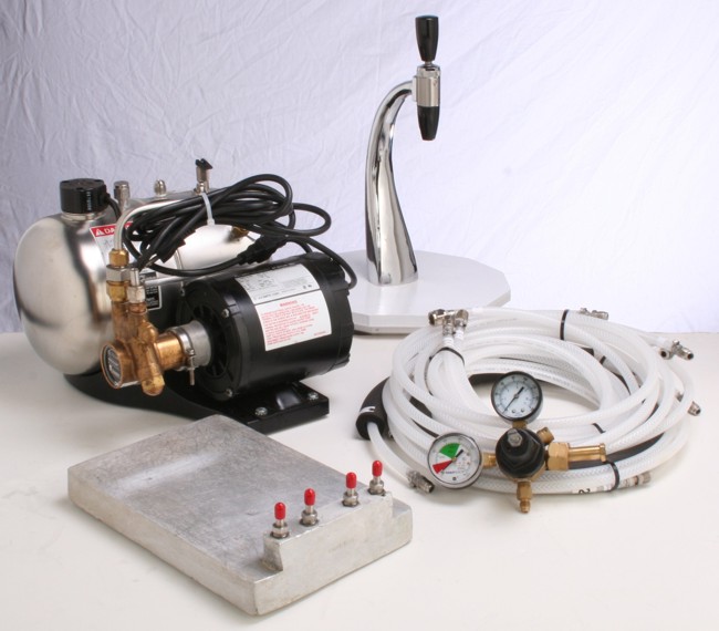 1-Flavor Draft Arm Cold Plate Soda Fountain System