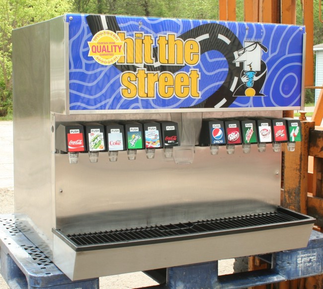 12-Flavor Ice & Beverage Soda Fountain System