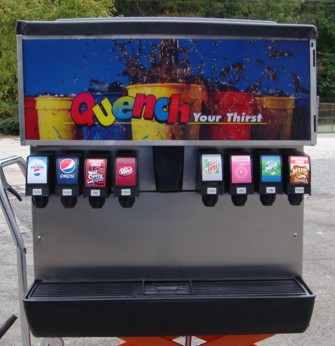 8-Flavor Ice & Beverage Soda Fountain System